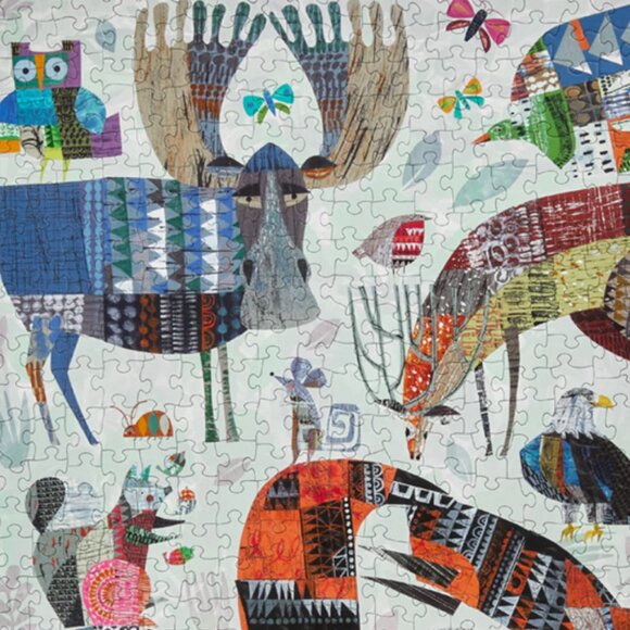 Werkshoppe Woodland Creatures 500 Piece Jigsaw Puzzle - Picture 5 of 8